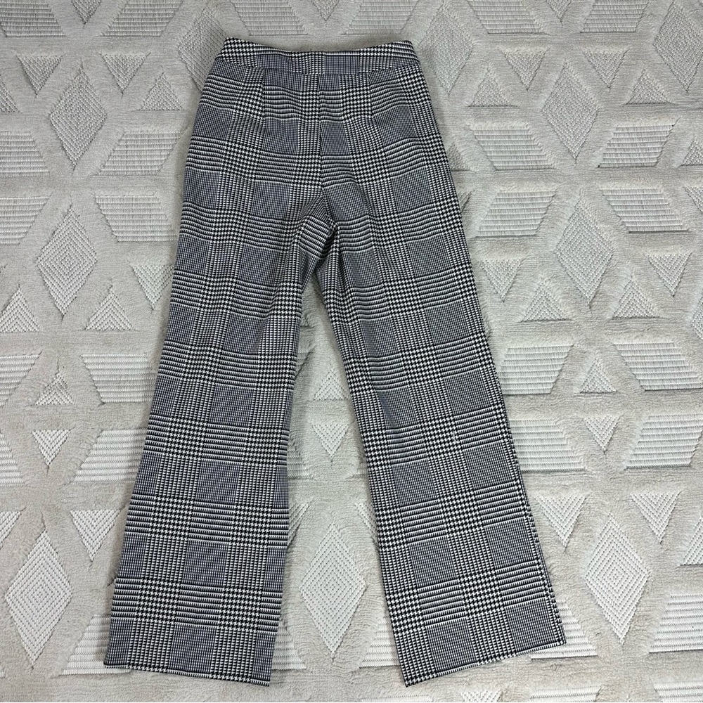 CYNTHIA ROWLEY Pants Sz 6 Houndstooth High Rise Trouser - Picture 14 of 14